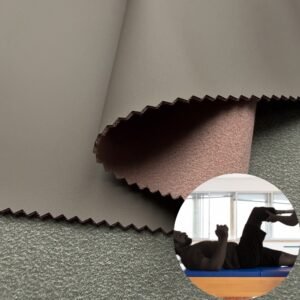 Brown Artificial Leather PU Leather Roll Material for Therapy Equipment