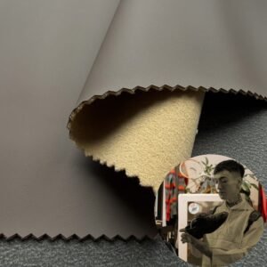 Brown Imitation Leather PU Leather Roll Material for Shoes and Clothes (Sandal, Label, Upper, Jacket etc.)