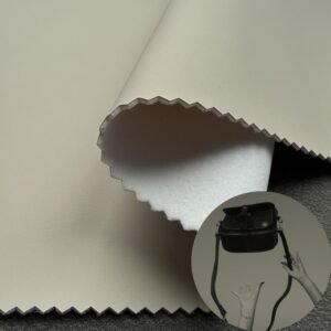 Beige Faux Leather PU Leather Roll Material for Bags and Suitcases (Handbags, Backpacks, Luggage Cases etc.)