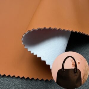 Orange Leatherette PU Leather Roll Material for Bags and Suitcases (Handbags, Backpacks, Luggage Cases etc.)