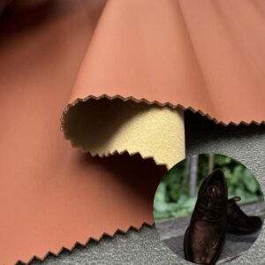 Orange Synthetic Leather PU Leather Roll Material for Shoes and Clothes (Sandal, Label, Upper, Jacket etc.)