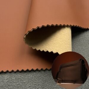 Brown Imitation Leather PU Leather Roll Material for Bags and Suitcases (Handbags, Backpacks, Luggage Cases etc.)