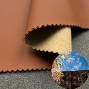 Brown Man Made Leather PU Leather Roll Material for Shoes and Clothes (Sandal, Label, Upper, Jacket etc.)