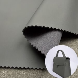 Gray Vegan Leather PU Leather Roll Material for Bags and Suitcases (Handbags, Backpacks, Luggage Cases etc.)