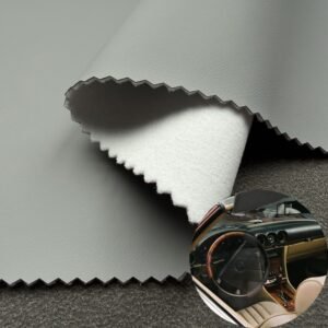 Gray Rexine Leather PU Leather Roll Material for Car Seats Automobile Interior