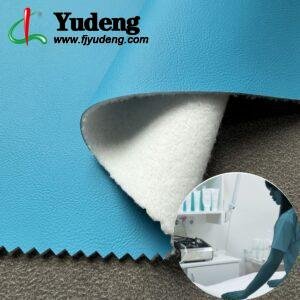 Blue Vegan Leather PU Leather Roll Material for Massage Equipments Hair Styling Beauty Equipments