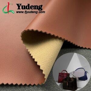 Orange China Polyurethane Leather PU Leather Roll Material for Bags and Suitcases (Handbags, Backpacks, Luggage Cases etc.)