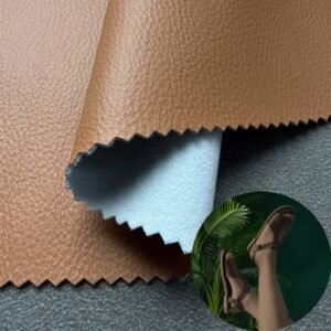 Brown Imitation Leather PU Leather Roll Material for Shoes and Clothes (Label, Upper, Jacket etc.)
