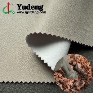 Gray Rexine Leather PU Leather Roll Material for Shoes and Clothes (Label, Upper, Jacket etc.)