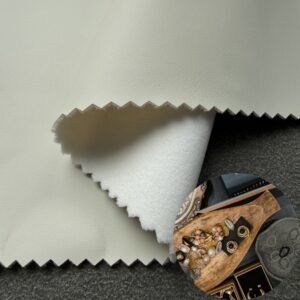 White Faux Leather PU Leather Roll Material for Package Box Surface Cover (Jewelry Box, Cosmetic Box, Electronics Box etc.)