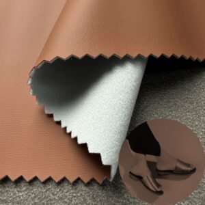 Brown Vegan Leather PU Leather Roll Material for Shoe Material Footwear Component (Injection Molding)