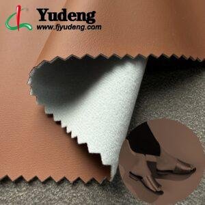 Brown Vegan Leather PU Leather Roll Material for Shoe Material Footwear Component (Injection Molding)