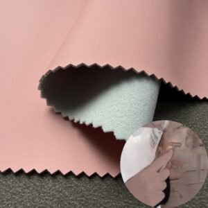 Pink Artificial Leather PU Leather Roll Material for Massage Equipments Hair Styling Beauty Equipments