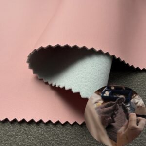 Pink China Polyurethane Leather PU Leather Roll Material for Package Box Surface Cover (Jewelry Box, Cosmetic Box, Electronics Box etc.)