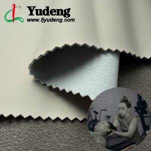 Gray Leather Fabric PU Leather Roll Material for Rehabilitation Equipment