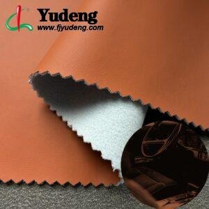 Orange Vegan Leather PU Leather Roll Material for Car Seats Automobile Interior