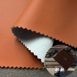 Red Imitation Leather PU Leather Roll Material for Bags and Suitcases (Handbags, Backpacks, Luggage Cases etc.)