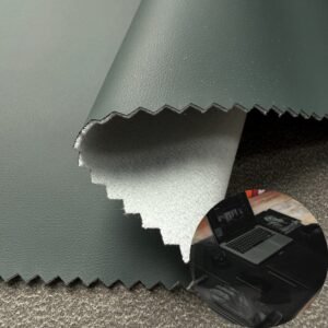 Green Rexine Leather PU Leather Roll Material for Desk Pads Table Protection Mats