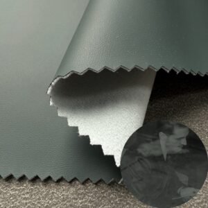 Green Leatherette PU Leather Roll Material for Digital Ink-Jet Printing UV Printing (On Clothing, Bags, Upholstery etc.)