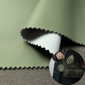 Green Faux Leather PU Leather Roll Material for Bags and Suitcases (Handbags, Backpacks, Luggage Cases etc.)