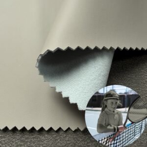 Gray Fake Leather PU Leather Roll Material for Racket Grips