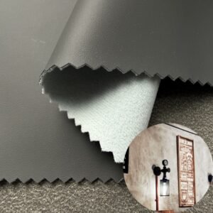 Gray Artificial Leather PU Leather Roll Material for Upholstery Furniture or Decoration (Sofas, Beds, Cabinets, Interior Wall etc.)