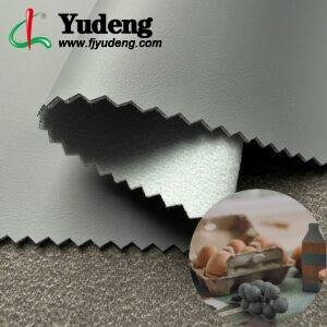 Gray PU Coated Fabric PU Leather Roll Material for Baby Crawling Mats Ground Cushioning Pads