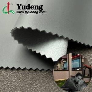 Gray Leatherette PU Leather Roll Material for Gym Equipments (Sandbag, Boxing Gloves, Exercise Machines etc.)