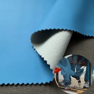 Blue Faux Leather PU Leather Roll Material for Rehabilitation_Equipment