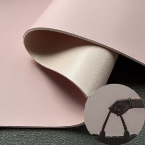 White Environmental Leather PU Leather Roll Material for Bags and Suitcases (Handbags, Backpacks, Luggage Cases etc.)