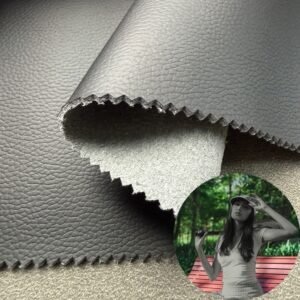 Black Environmental Leather PU Leather Roll Material for Racket Grips