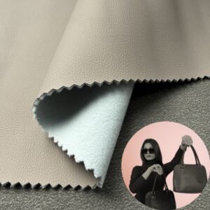 Gray Fake Leather PU Leather Roll Material for Bags and Suitcases (Handbags, Backpacks, Luggage Cases etc.)