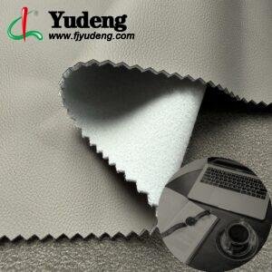 Gray Rexine PU Leather Roll Material for Desk Pads Table Protection Mats
