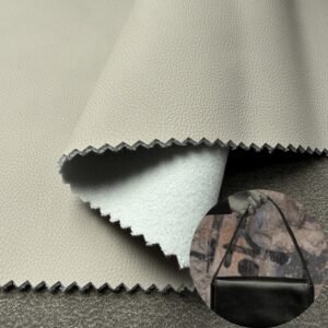 Gray Leather Fabric PU Leather Roll Material for Bags and Suitcases (Handbags, Backpacks, Luggage Cases etc.)