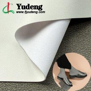 White Rexine Leather PU Leather Roll Material for Shoe Material Footwear Component (Injection Molding)