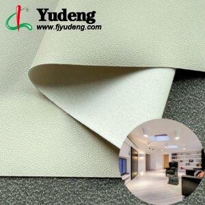 Beige Artificial Leather PU Leather Roll Material for Upholstery Furniture or Decoration (Sofas, Beds, Cabinets, Interior Wall etc.)