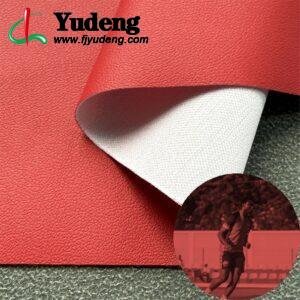 Red Man Made Leather PU Leather Roll Material for Sporting Balls (Soccer Balls, Footballs, Volleyballs etc.)