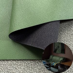 Green Synthetic Leather PU Leather Roll Material for Upholstery Furniture or Decoration (Sofas, Beds, Cabinets, Interior Wall etc.)