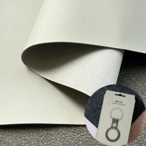 Gray Leather Fabric PU Leather Roll Material for Package Box Surface Cover (Jewelry Box, Cosmetic Box, Electronics Box etc.)