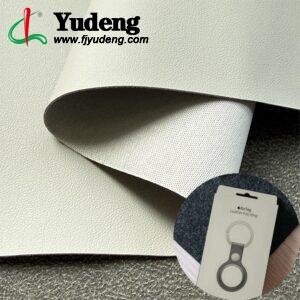 Gray Leather Fabric PU Leather Roll Material for Package Box Surface Cover (Jewelry Box, Cosmetic Box, Electronics Box etc.)