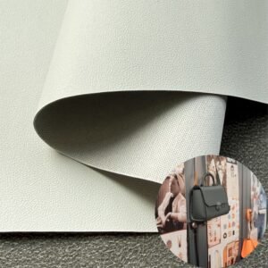 Gray Vegan Leather PU Leather Roll Material for Bags and Suitcases (Handbags, Backpacks, Luggage Cases etc.)