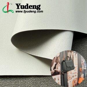 Gray Vegan Leather PU Leather Roll Material for Bags and Suitcases (Handbags, Backpacks, Luggage Cases etc.)