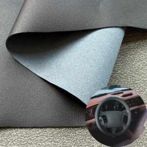 Black Synthetic Leather PU Leather Roll Material for Car Seats Automobile Interior