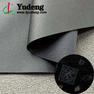 Black Man Made Leather PU Leather Roll Material for Electronic Products (Camera, Radio, Game Machine, Remote Control etc.)
