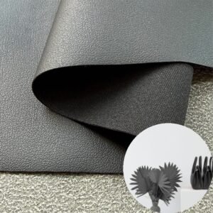 Black PU Rexine Fabric PU Leather Roll Material for Bags and Suitcases (Handbags, Backpacks, Luggage Cases etc.)