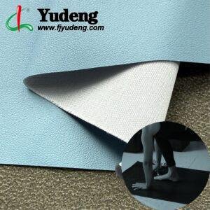 Blue Fake Leather PU Leather Roll Material for Gym Equipments (Sandbag, Boxing Gloves, Exercise Machines etc.)