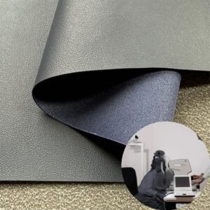 Blue Faux Leather PU Leather Roll Material for Massage Equipments Hair Styling Beauty Equipments