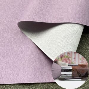 Purple Leather Fabric PU Leather Roll Material for Massage Equipments Hair Styling Beauty Equipments