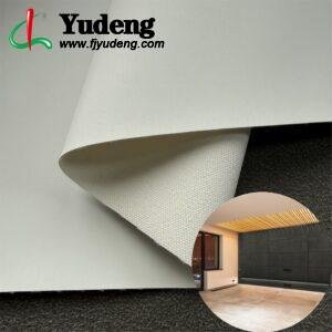 White PU Rexine Roll PU Leather Roll Material for InteriorWall