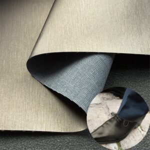 Brown Faux Leather PU Leather Roll Material for Shoes and Clothes (Sandal, Label, Upper, Jacket etc.)